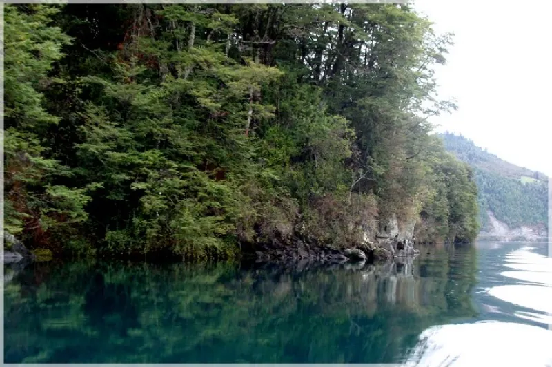 Sector Las Gaviotas del Lago Rupanco, paisaje lacustre de la Región de Los Lagos
